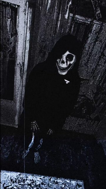 Spooky Stripping Skeleton